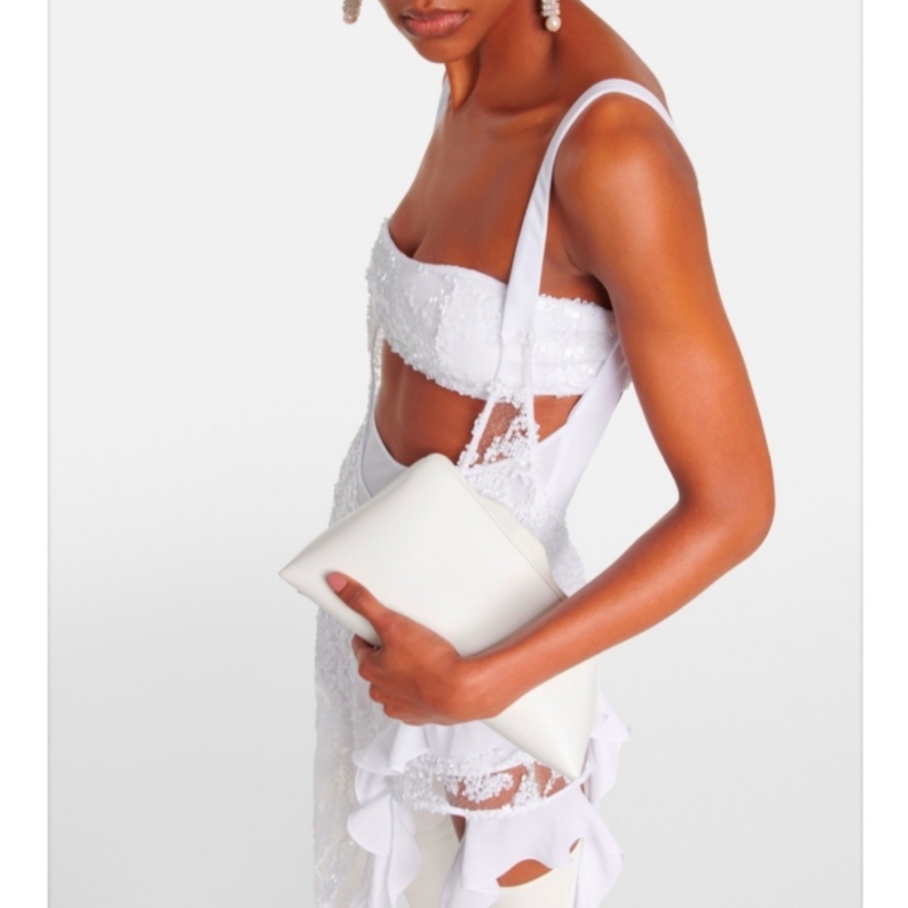 The Attico NORA Elegant White Lace Dress, Size EU 38 - Picture 9 of 16